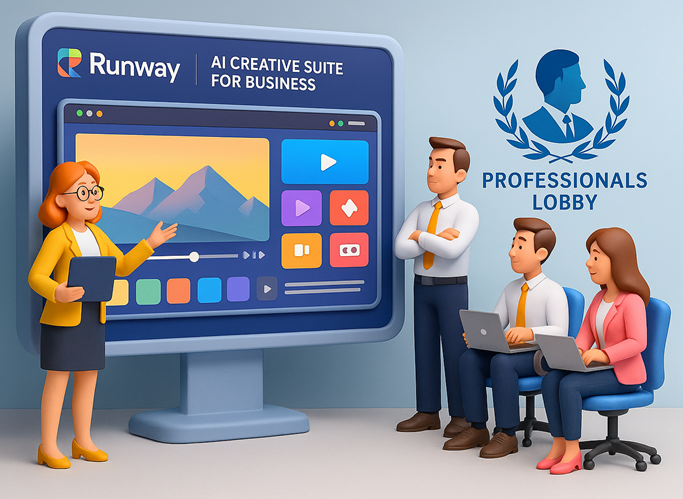 Runway ML AI creative suite for business