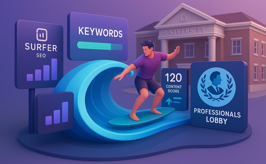 Surfer SEO for educational institutions