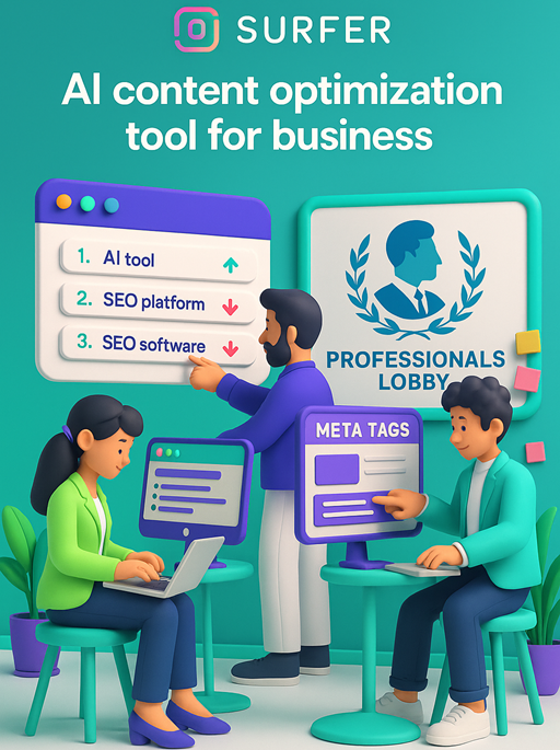 Surfer SEO AI content optimization tool for business