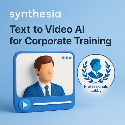 Synthesia AI for corporate training