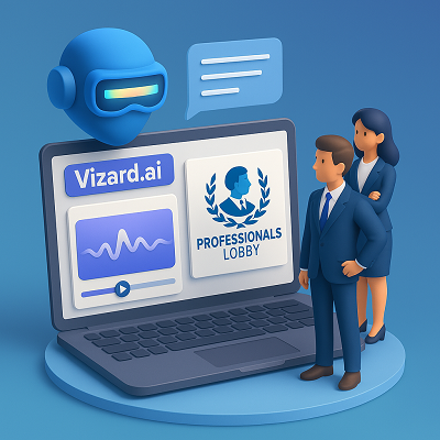 Vizard AI for corporate communications