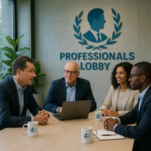 فريق Professionals Lobby يناقش تكنولوجيا الأعمال