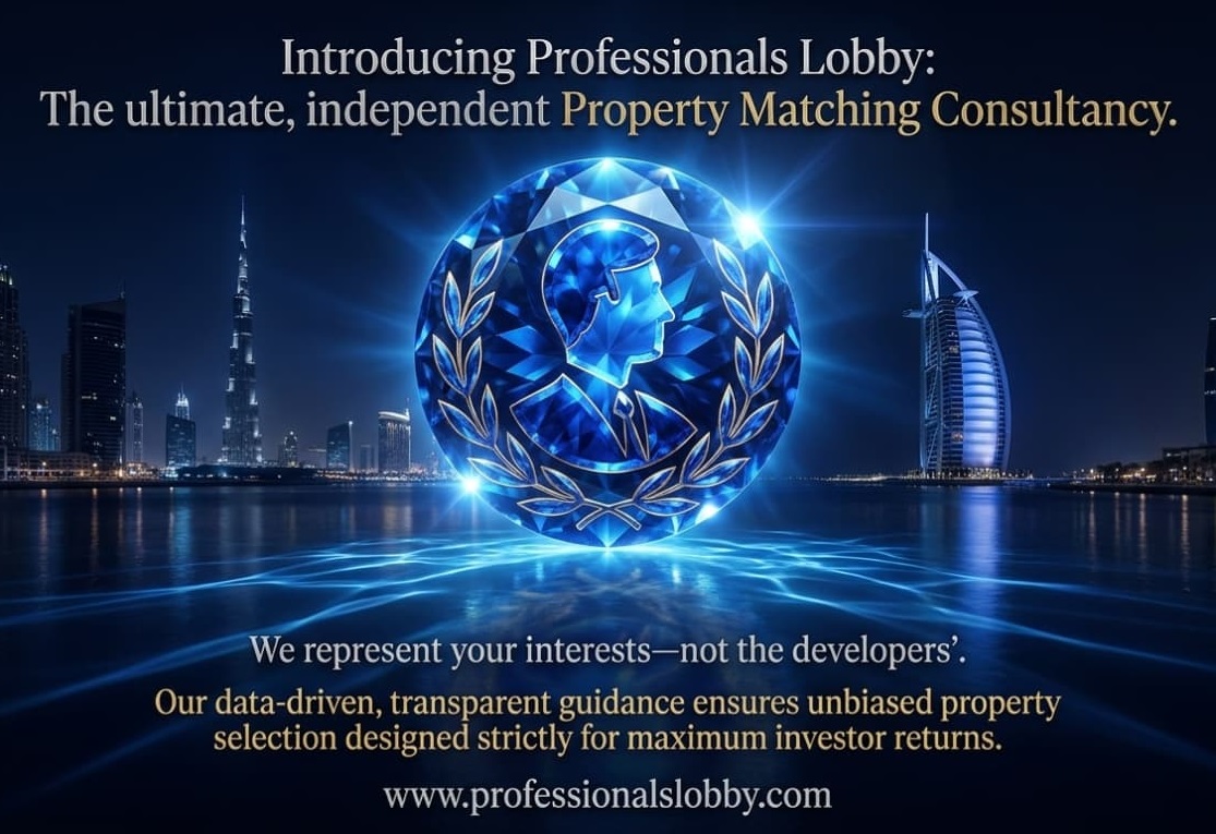 AI-powered UAE property intelligence and vendor-neutral property matching advisory in Dubai, showcasing investment analysis, ROI evaluation, rental yield comparison, and smart property selection for investors