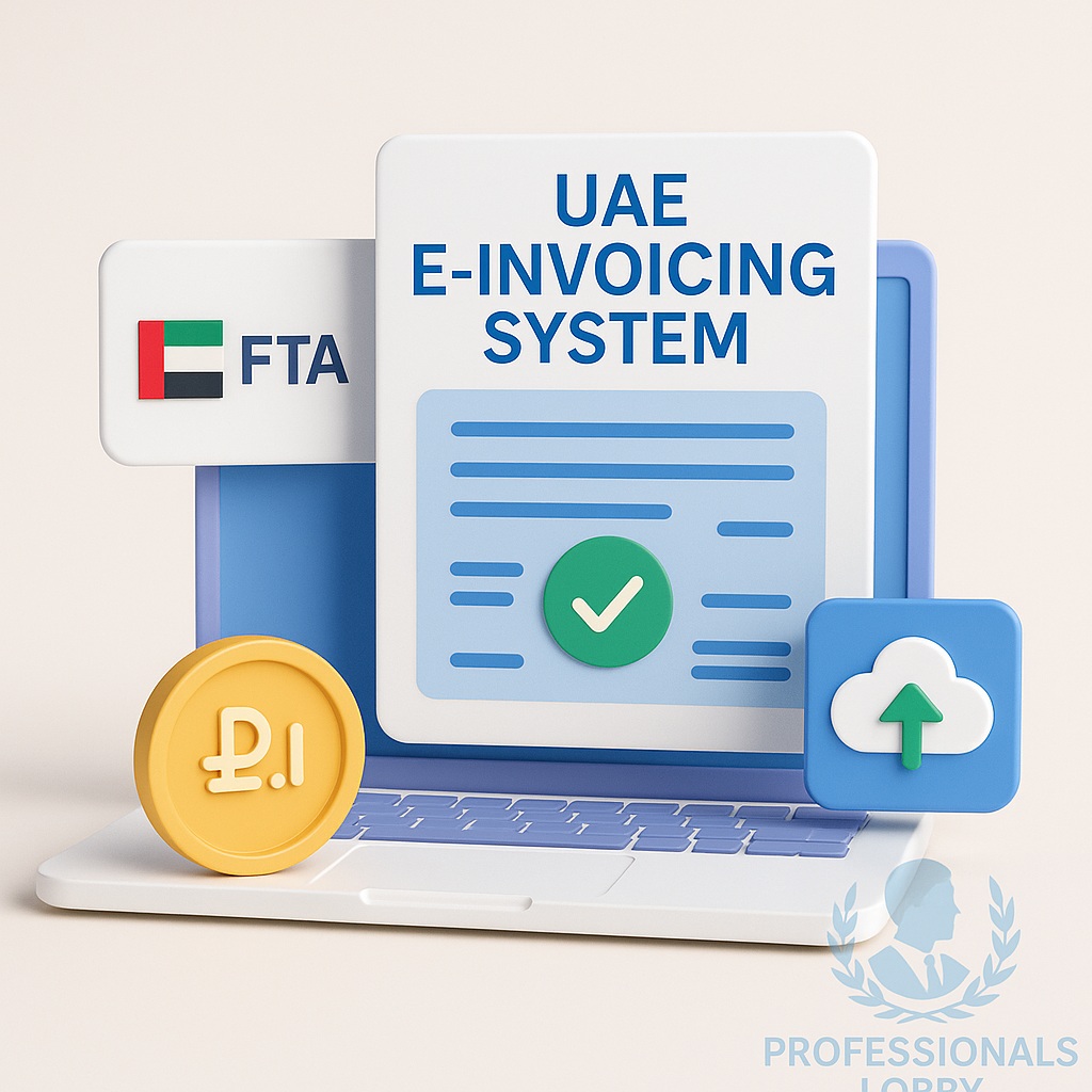UAE E-Invoicing system with FTA logo
