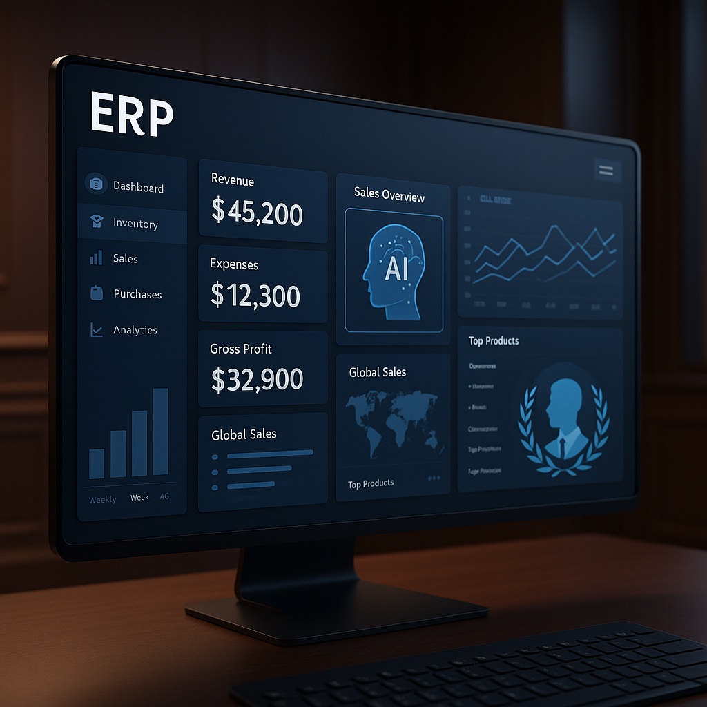 AI sales analytics dashboard