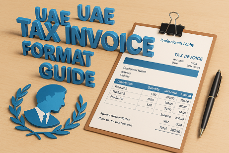 UAE Tax Invoice Format Guide